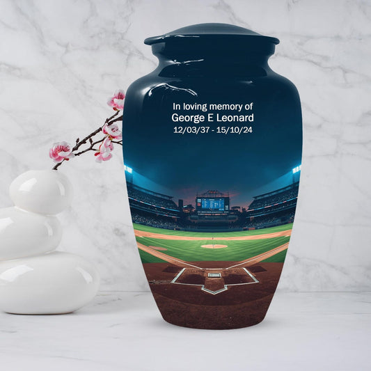 Baseball Ground Urn for Dad