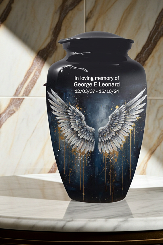 Angel Wing Urns For Human Ashes | Handmade Artistic Cremation Urn For Adults