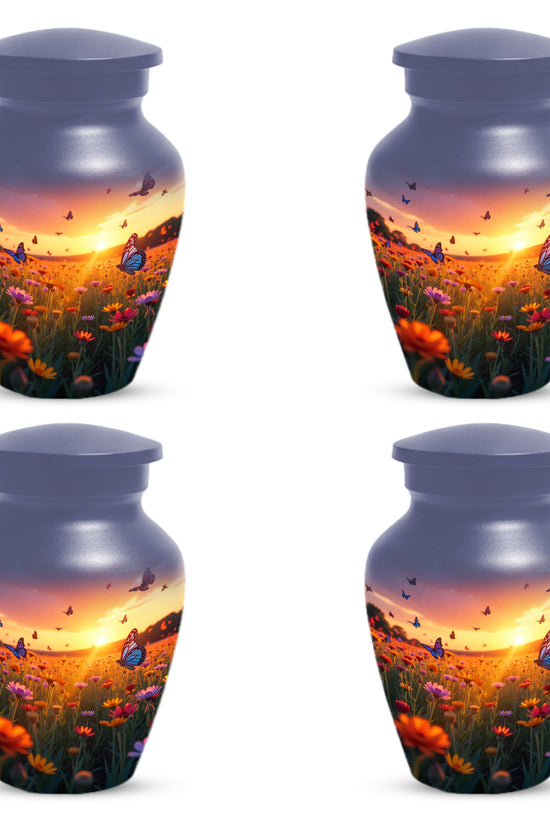 Colorful Flying  Butterfly Cremation Urn, Handmade Urn for Ashes (B05)