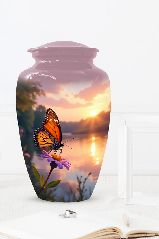Monarch Butterfly Handcrafted Cremation Urns, Decorative Keepsake For Ashes