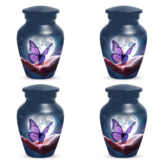 Purple Butterfly Urn