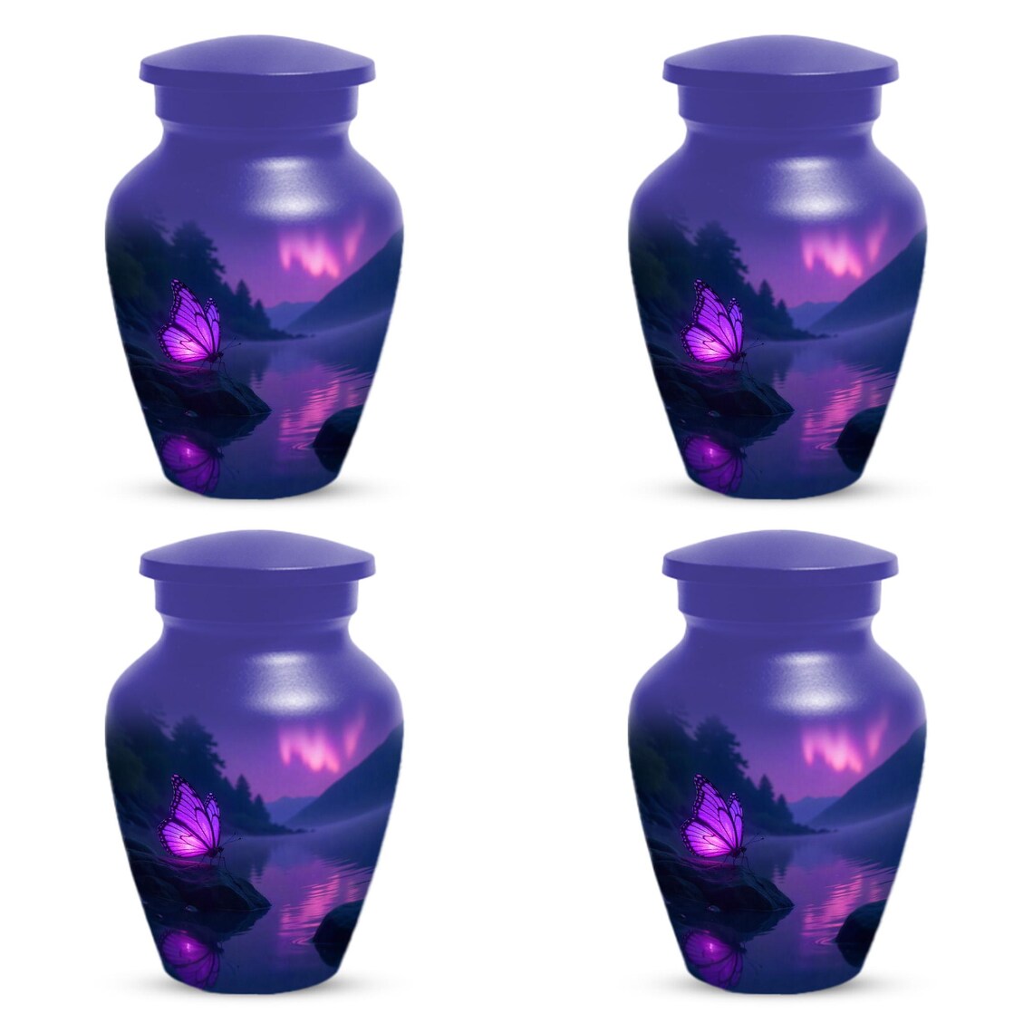 Butterfly Personalized Urn for Human Ashe