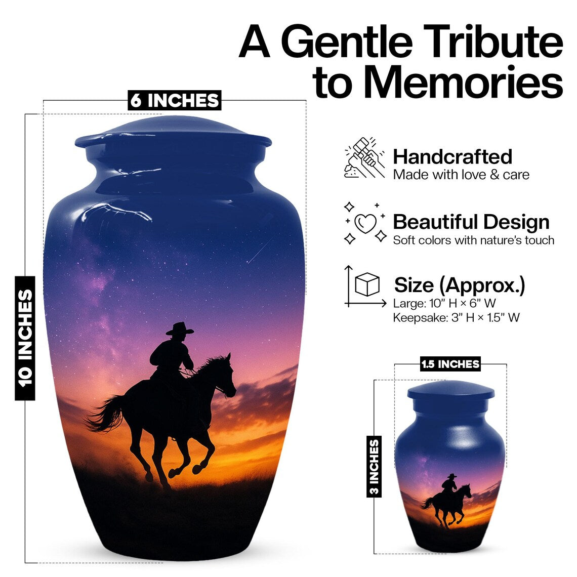 Cowboy Urns For Ashes