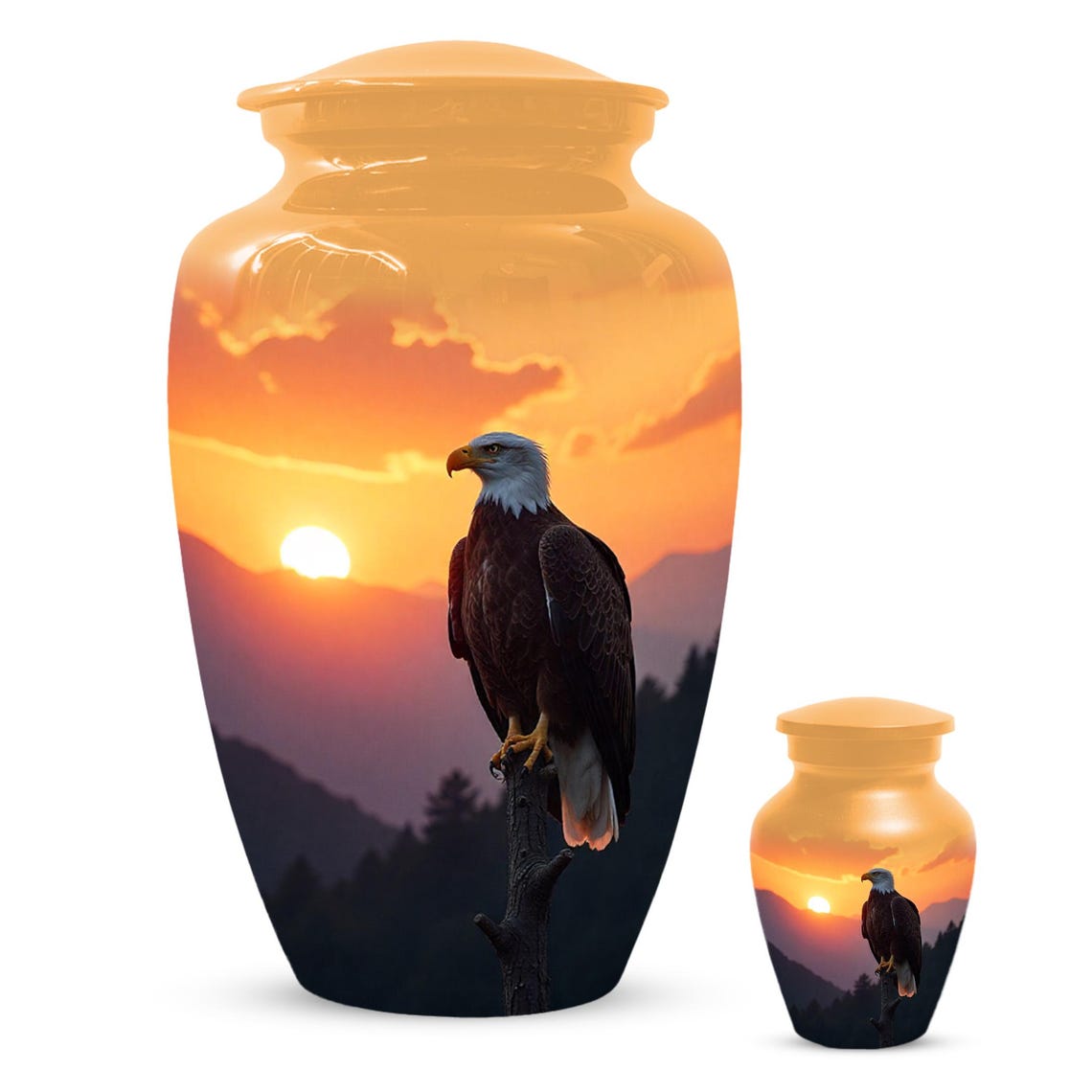 Eagle Cremation Urn – Personalized Urns For Human Ashes Eagle - Decorative Keepsake