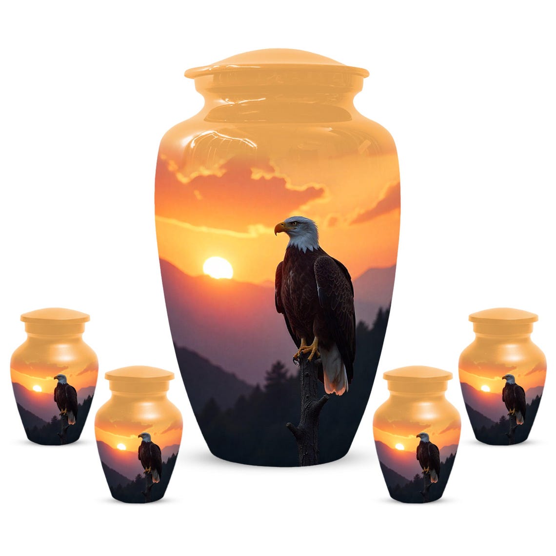 Eagle Cremation Urn – Personalized Urns For Human Ashes Eagle - Decorative Keepsake