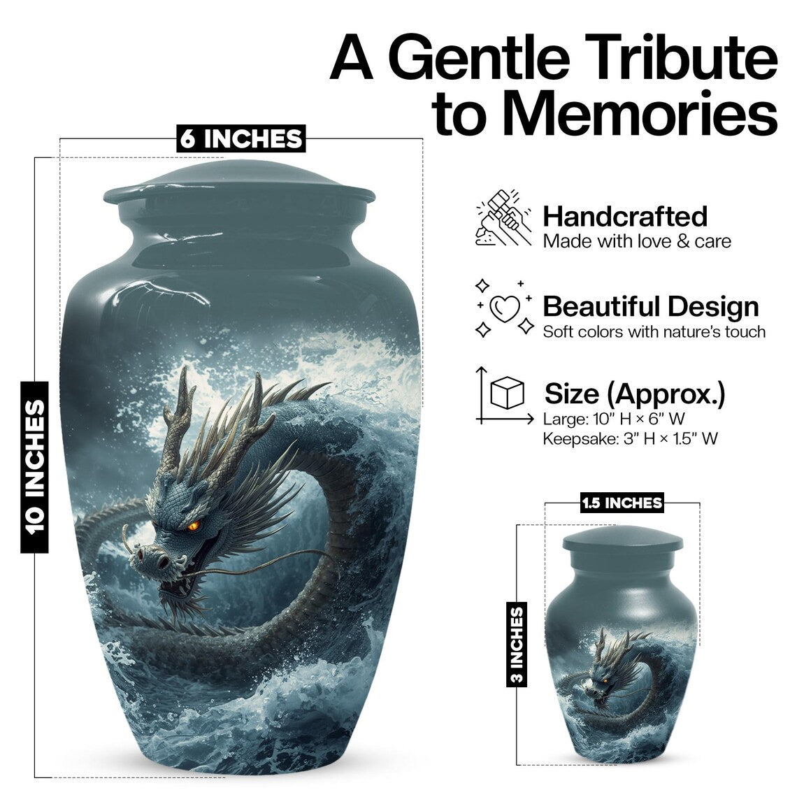 Dragon Urn For Human Ashes