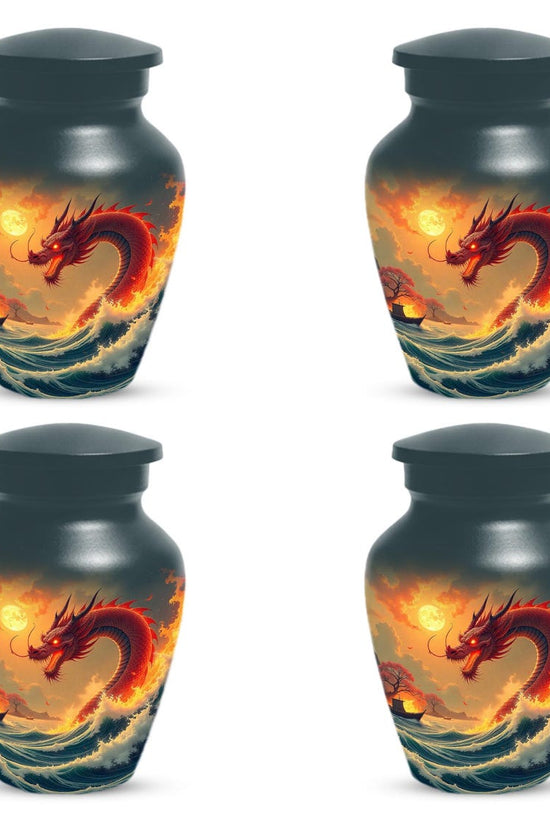 Aggresive Dragon Urn For Adult Male