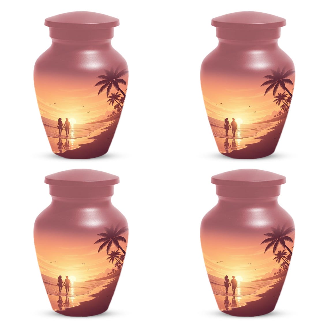 Beach Couple Love Urn For Ashes