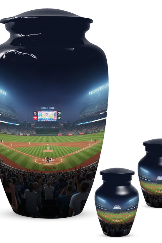 Customized Baseball Cremation Urn for Dad, Keepsake Urns