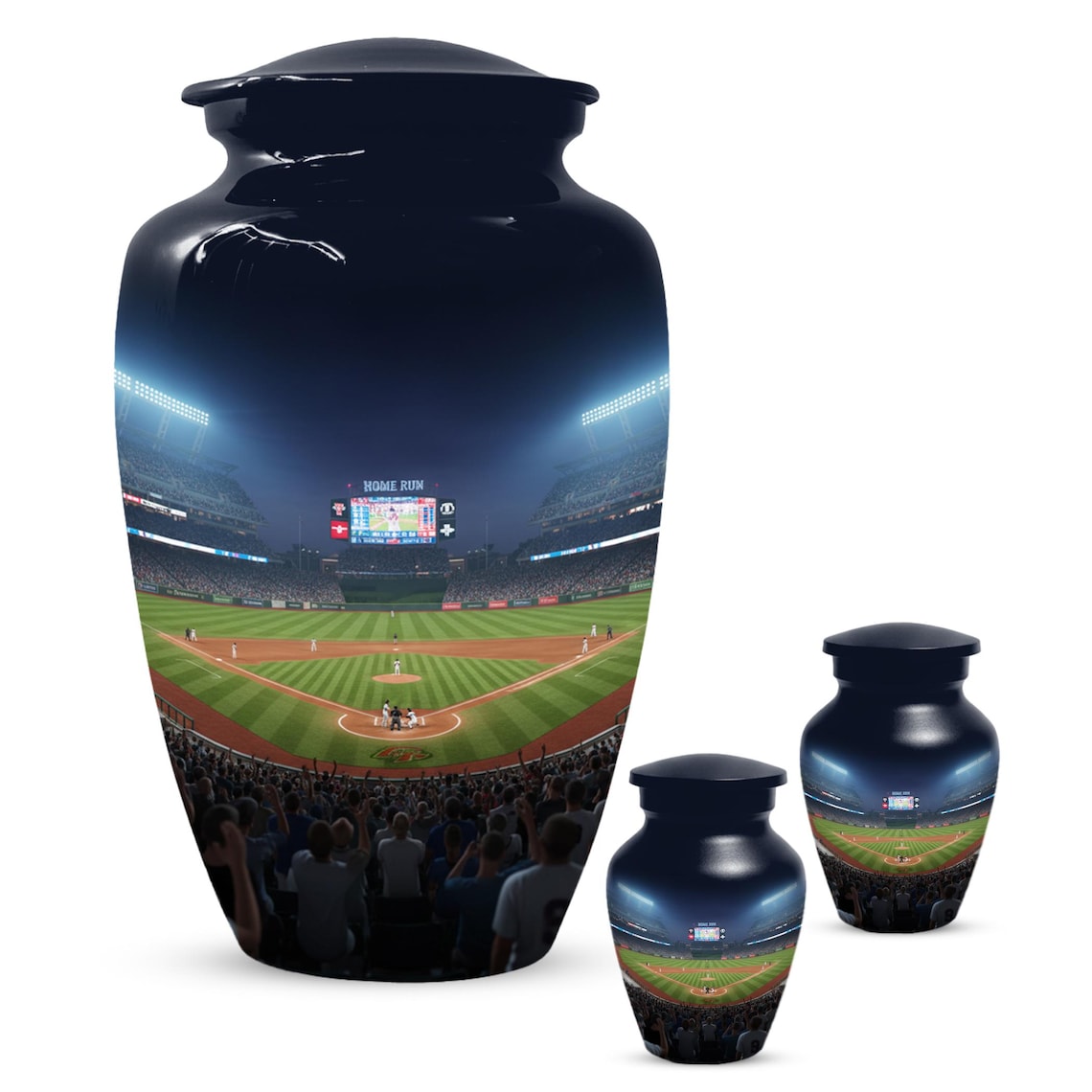 Customized Baseball Cremation Urn for Dad, Keepsake Urns