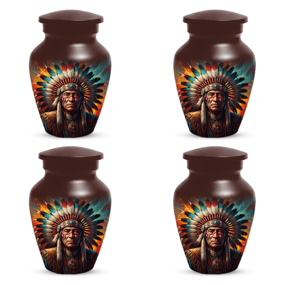 Personalized Native American Urn