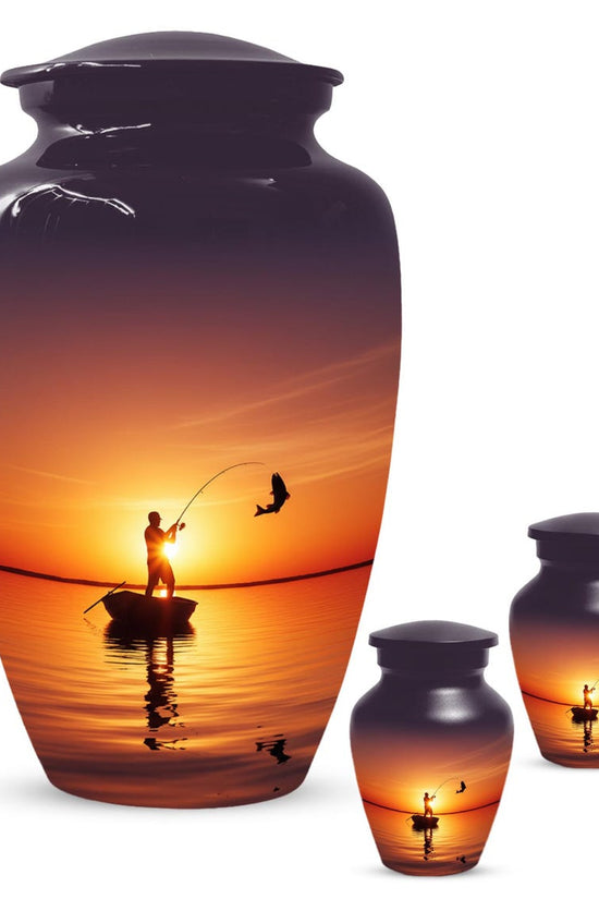 Sunset Fishing Urn for Dad