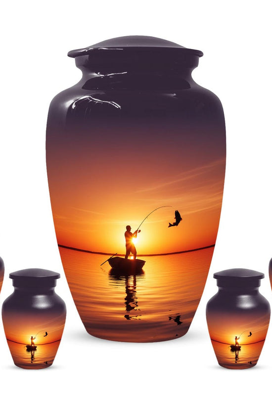 Sunset Fishing Urn for Dad