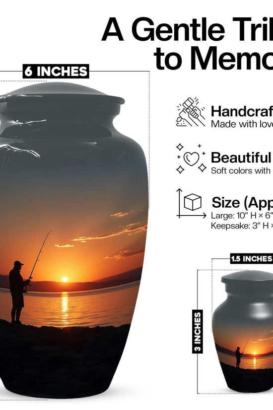 Fisherman Cremation Urns Adult