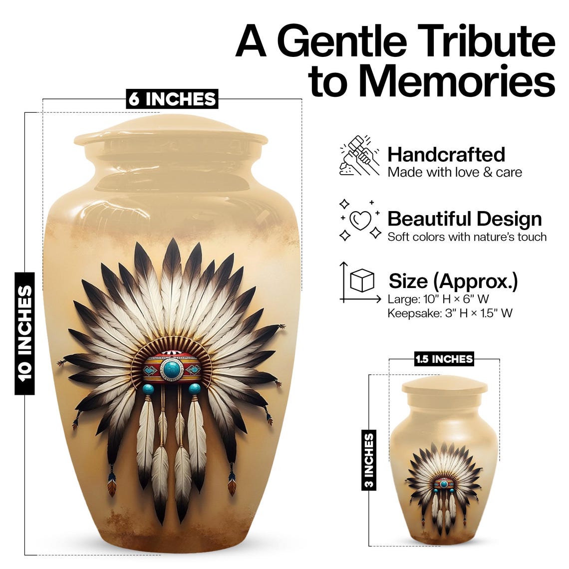 Native American Urns for Human Ashes