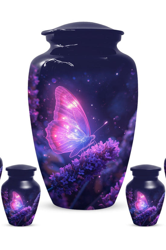 Pink  Butterfly Urn For Women