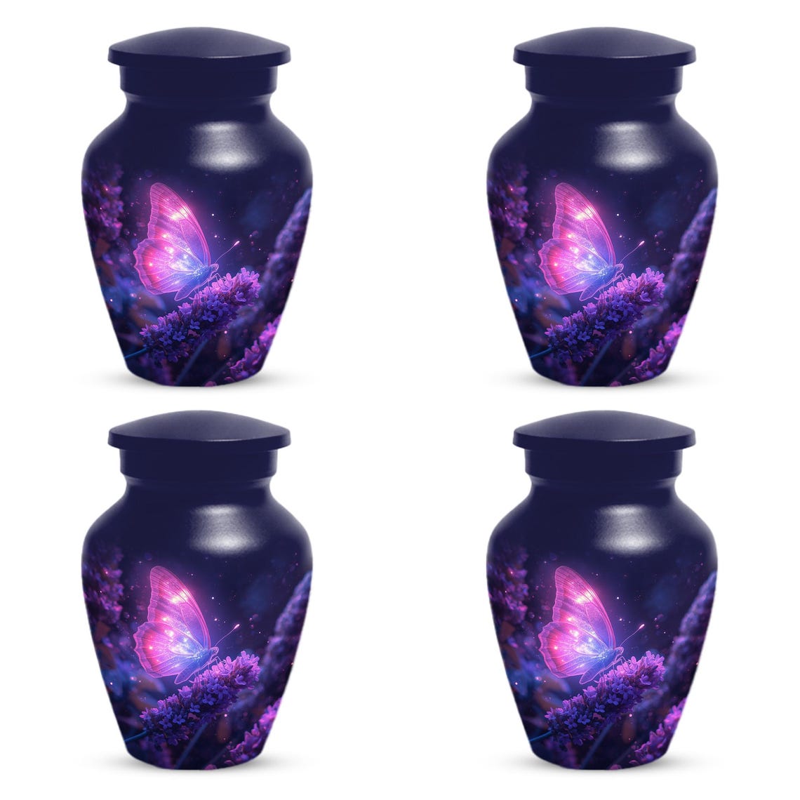 Pink  Butterfly Urn For Women