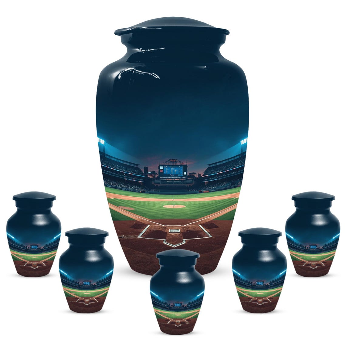 Baseball Ground Urn for Dad