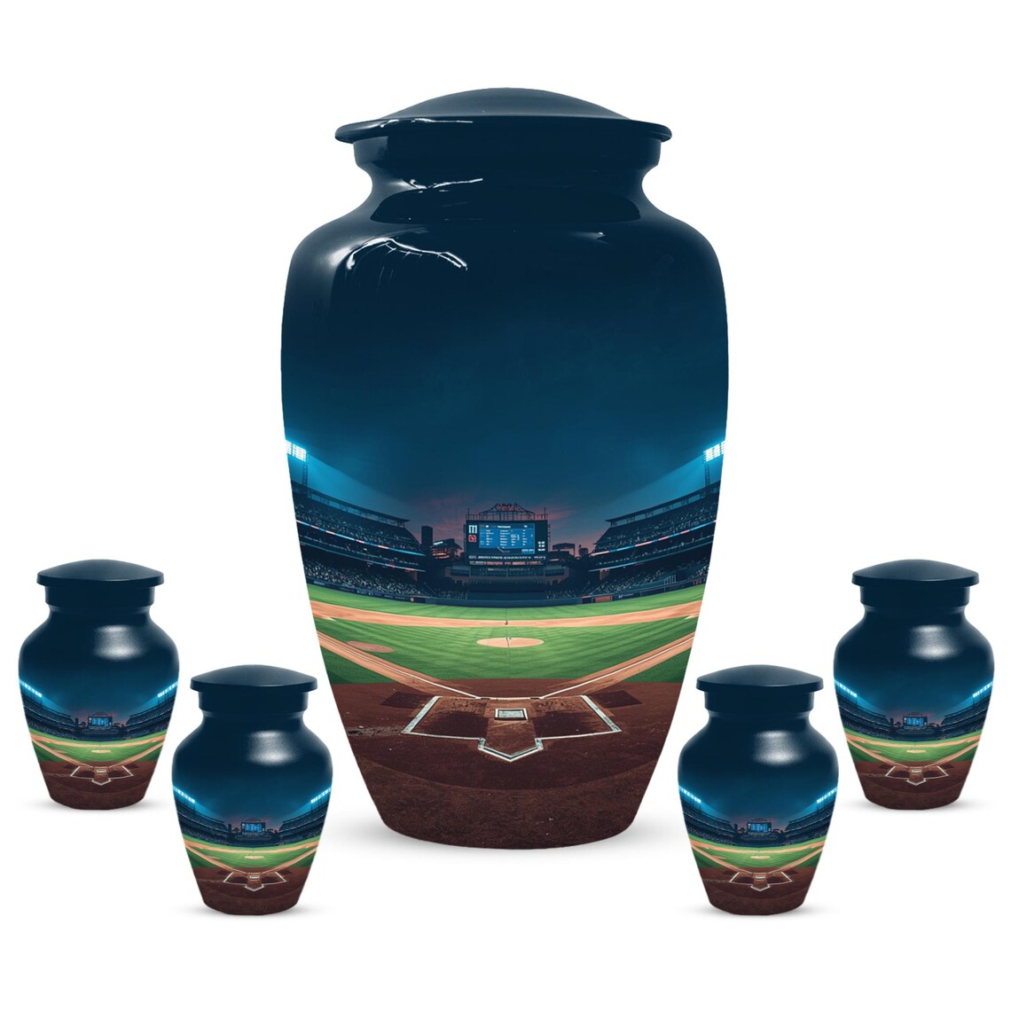 Baseball Ground Urn for Dad