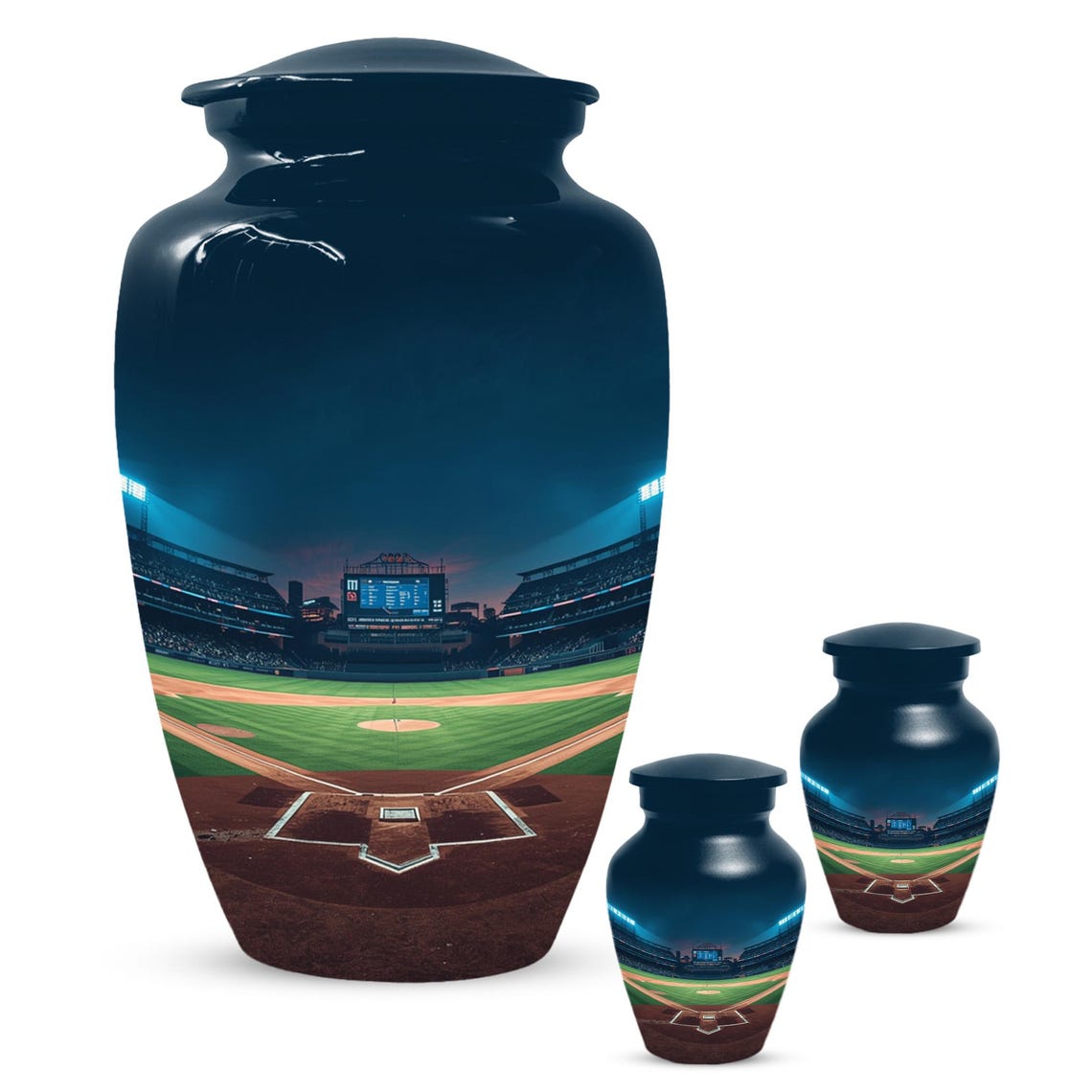 Baseball Ground Urn for Dad