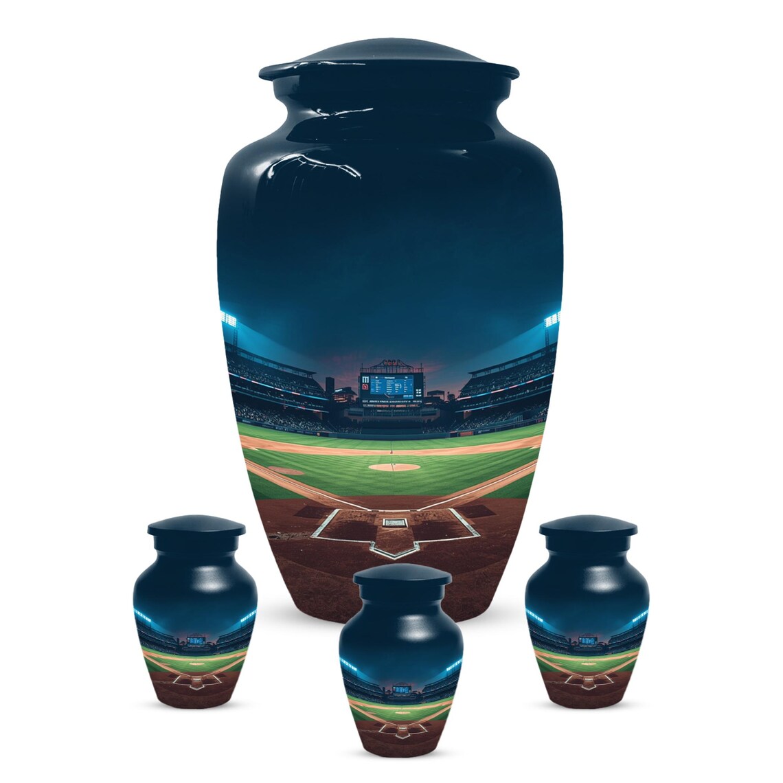Baseball Ground Urn for Dad