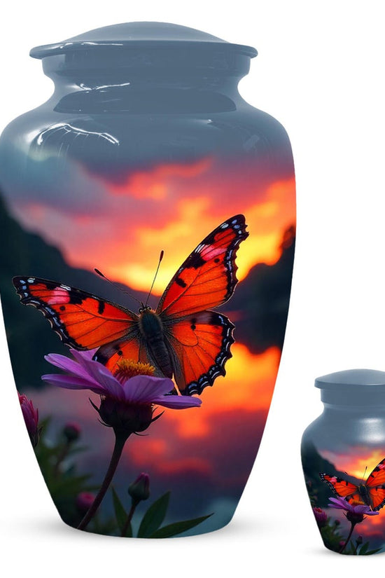 Monarch Butterfly Urn