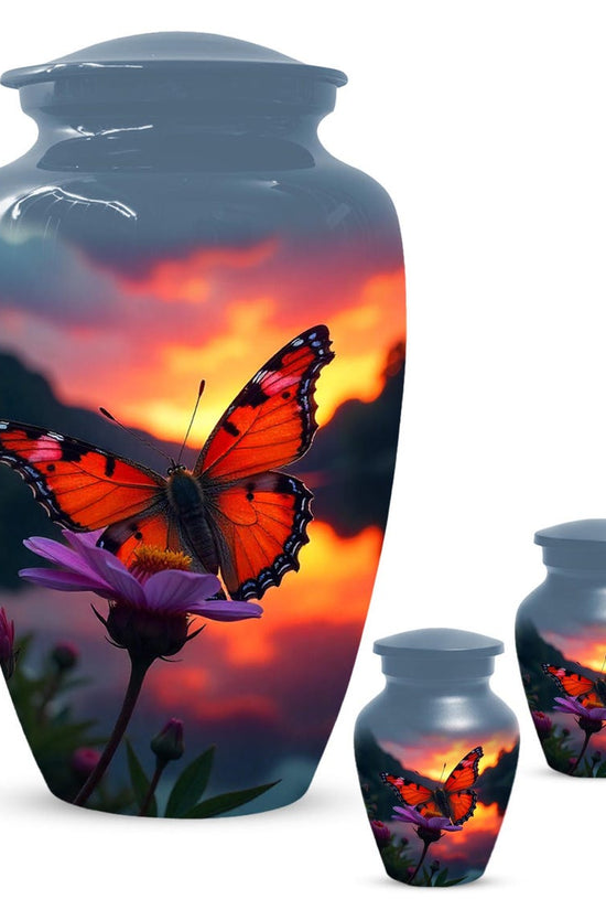 Monarch Butterfly Urn