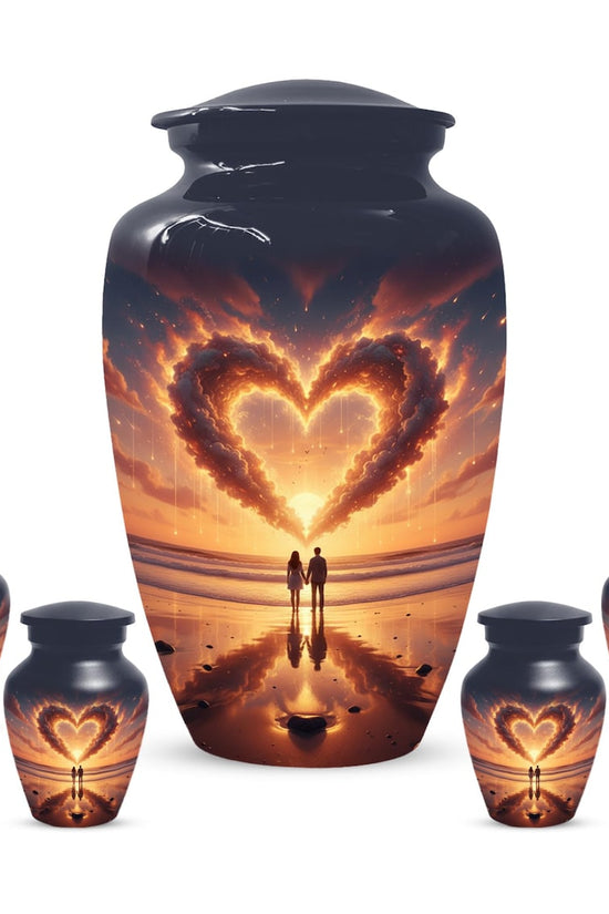 Couple Sunset Beach Urns 
