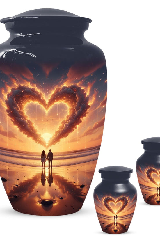 Couple Sunset Beach Urns 
