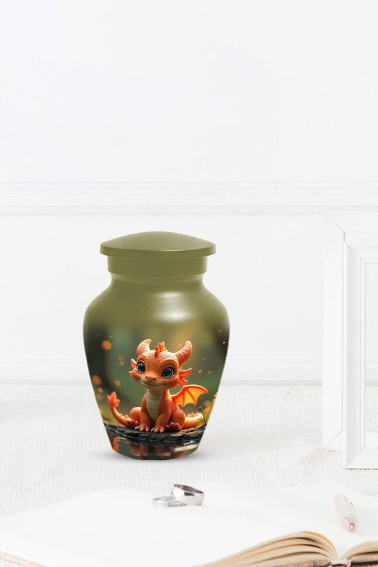 Aggresive Dragon Urn For Adult Male