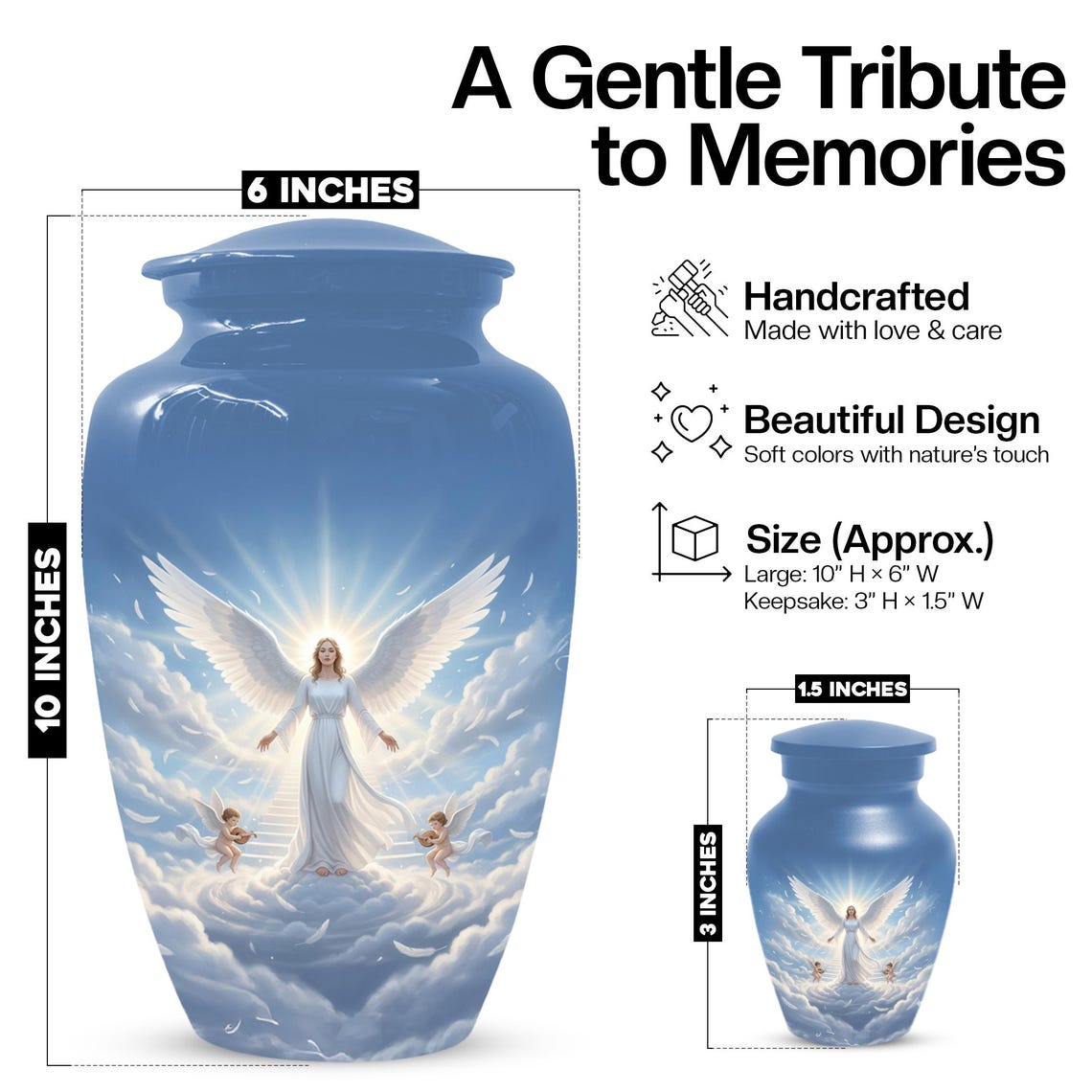 Guardian Angel Urn For Mother