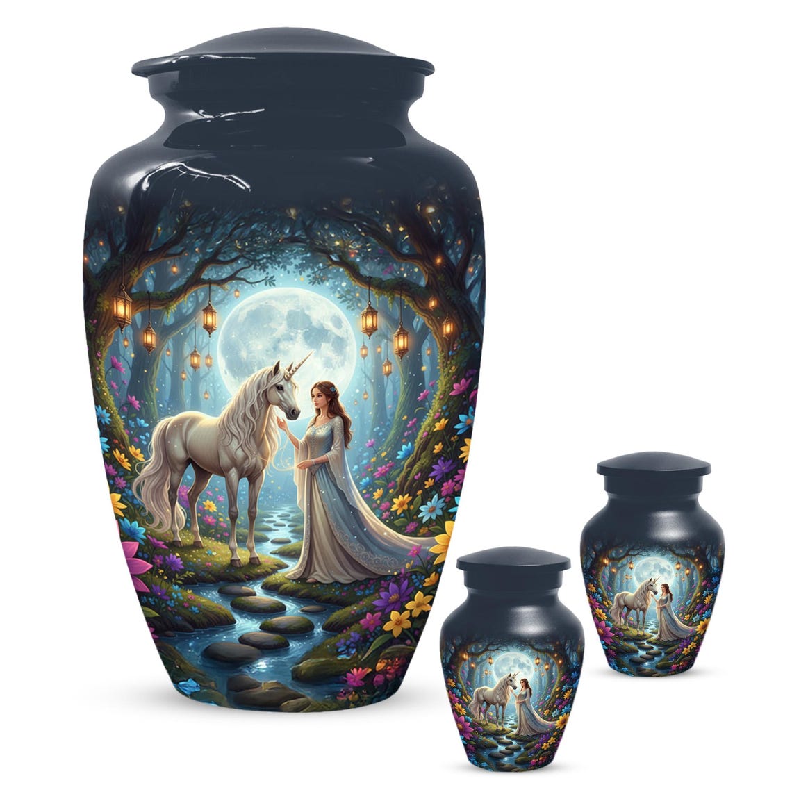Custom Unicorn Urn For Mother