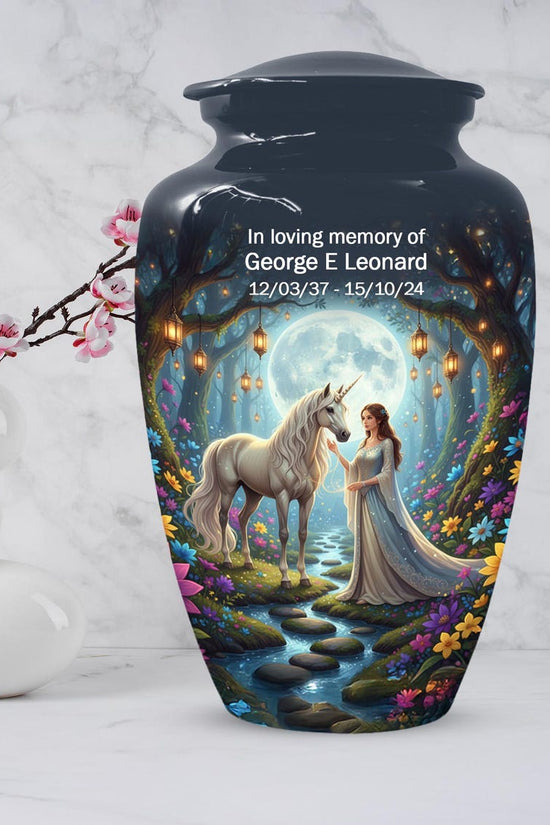 Custom Unicorn Urn For Mother