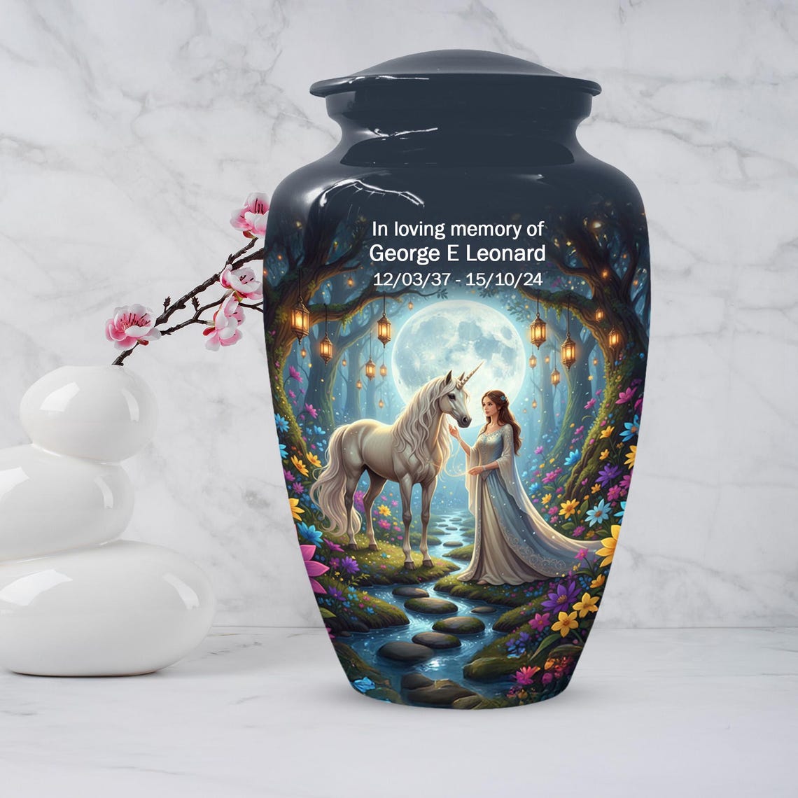 Custom Unicorn Urn For Mother