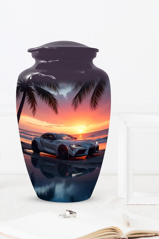 Car Sunset Urn For Human Ashes