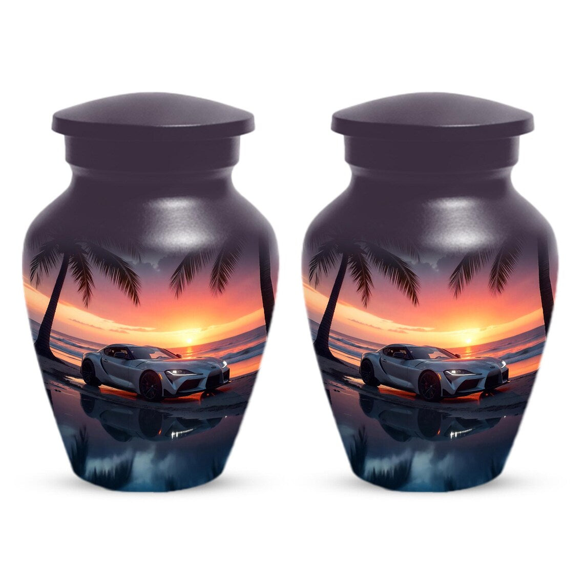 Car Sunset Urn For Human Ashes
