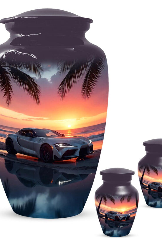 Car Sunset Urn For Human Ashes