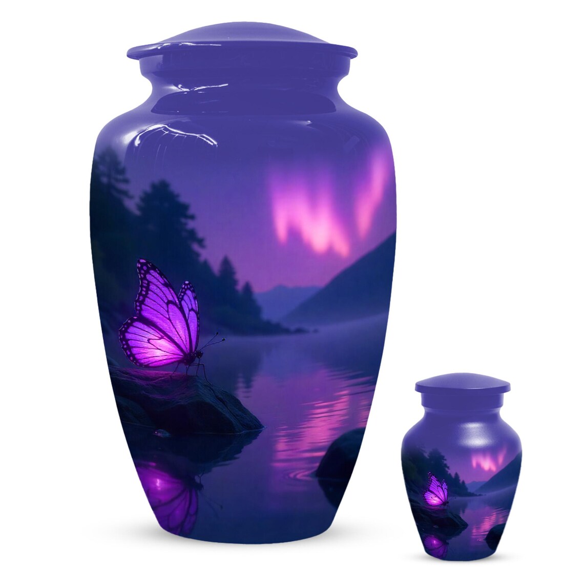 Butterfly Personalized Urn for Human Ashe