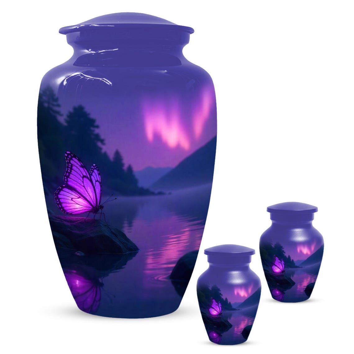 Butterfly Personalized Urn for Human Ashe