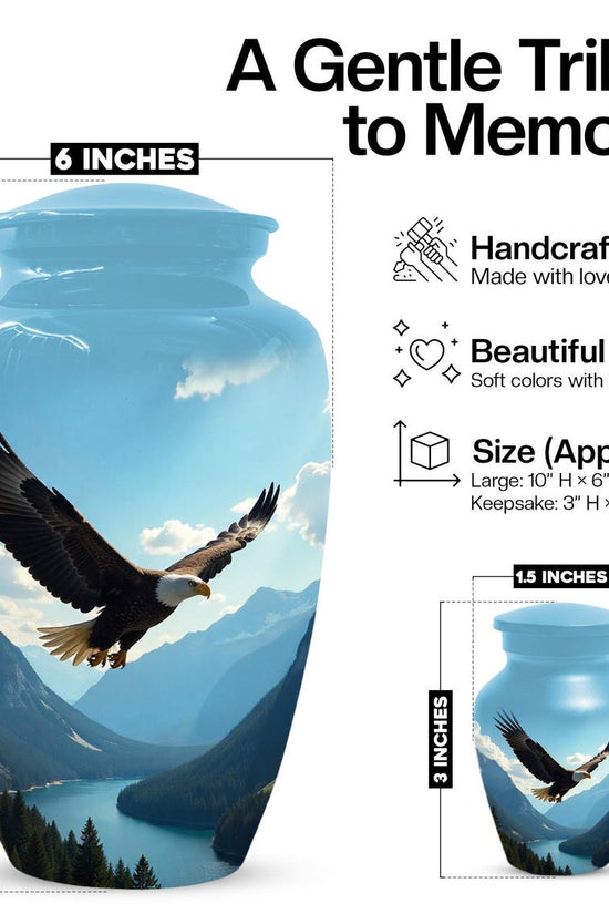Personalized Eagle Urn