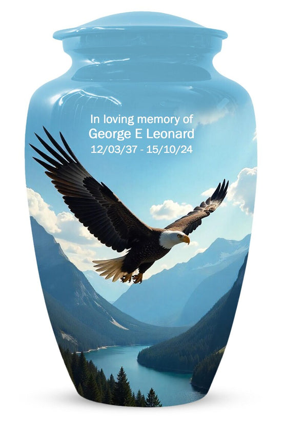 Personalized Eagle Urn