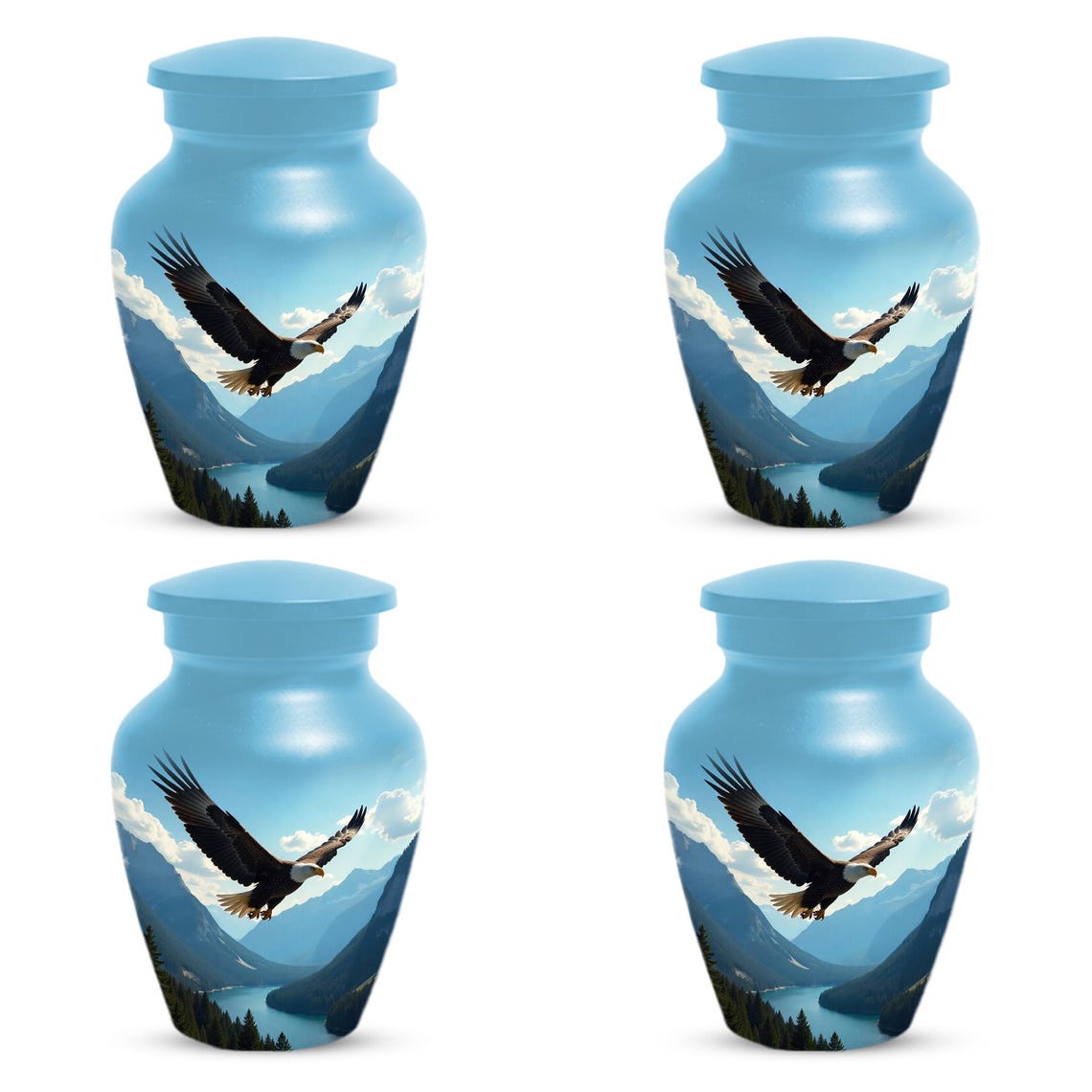 Personalized Eagle Urn