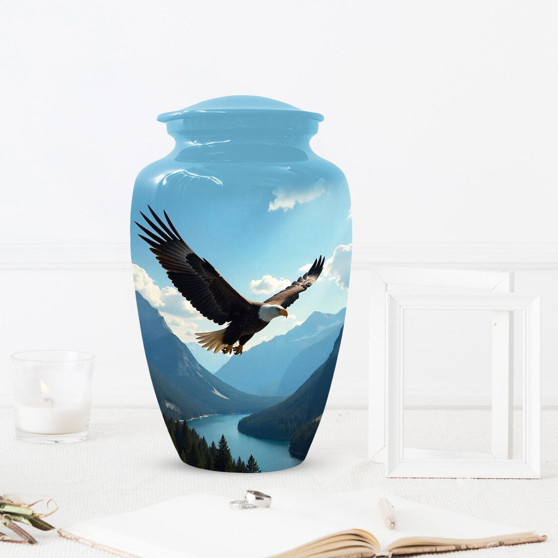 Personalized Eagle Urn