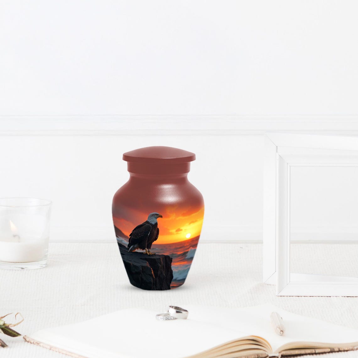 Eagle Urn for Ashes, Sunset Cremation Urns for Human