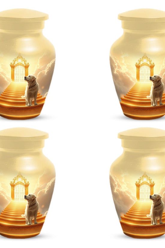 Handmade Labrador Dog Urns For Ashes | Personalized Pet Urn For Memorial
