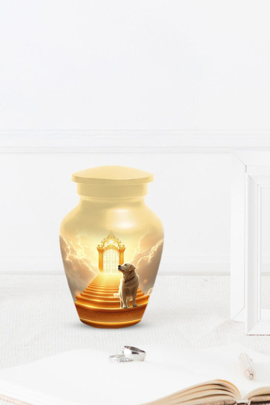 Handmade Labrador Dog Urns For Ashes | Personalized Pet Urn For Memorial
