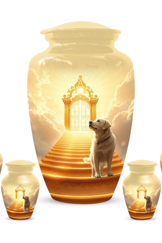 Handmade Labrador Dog Urns For Ashes | Personalized Pet Urn For Memorial
