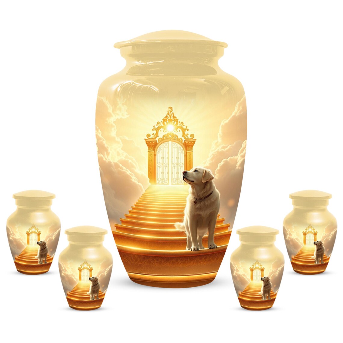 Handmade Labrador Dog Urns For Ashes | Personalized Pet Urn For Memorial
