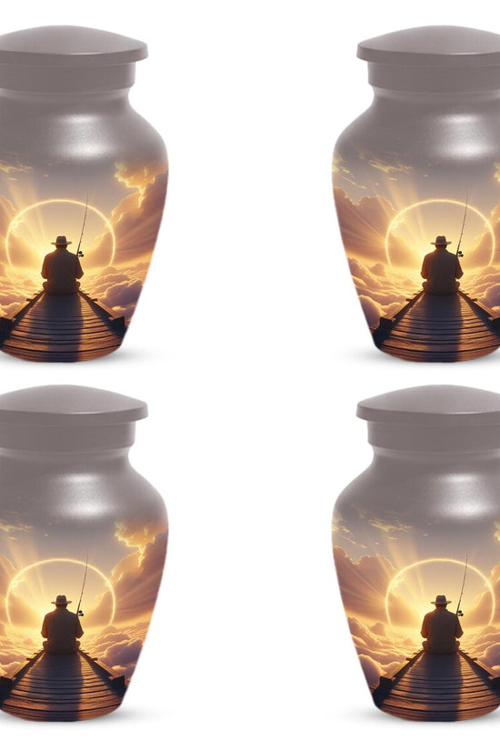 Gone Fishing in Heaven Urn for Dad