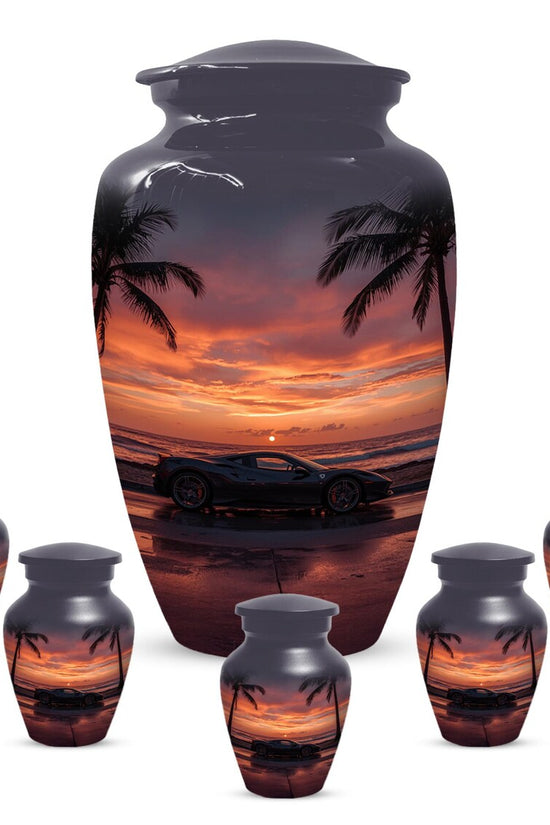 Exotic Car Urn For Human Ashes | Handmade Urns For Adult Male
